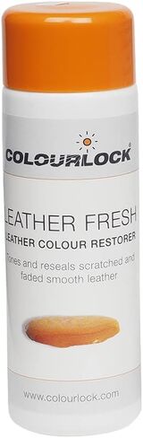 صبغة جلد كولورلوك المنعشة 150 مل لون إصلاح DIY، صبغ، مرمم للجرجر، الشقوق الصغيرة على مقاعد السيارة والأرائك والحقائب والأرائك والملابس - F034 in Kuwait