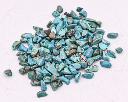 100g (3.5oz) Rich Blue Apatite Small Tumble Stone Pebbles Polished Natural Sparkling Gemstone Crystal Mineral Specimens - 1 Bag in Saudi Arabia