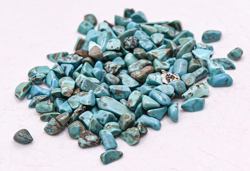 100g (3.5oz) Rich Blue Apatite Small Tumble Stone Pebbles Polished Natural Sparkling Gemstone Crystal Mineral Specimens - 1 Bag in Saudi Arabia