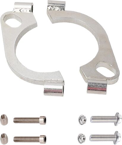 Split Flange,2.0 inch Exhaust Flange Oval Split Repair Flange Universal Carbon Steel Exhaust Flange Replacement Accessory in Kuwait