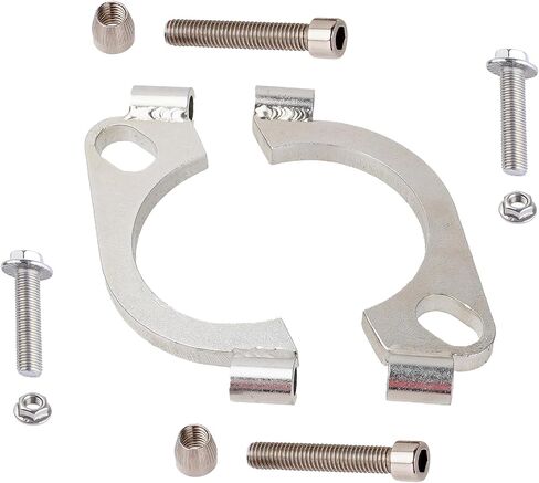 Split Flange,2.0 inch Exhaust Flange Oval Split Repair Flange Universal Carbon Steel Exhaust Flange Replacement Accessory in Kuwait