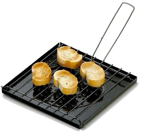 Tostador enlozado de pan y difusor de calor 2 en 1, plegable ideal para camping - Larga duración in Saudi Arabia