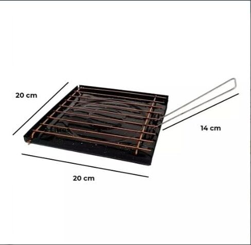 Tostador enlozado de pan y difusor de calor 2 en 1, plegable ideal para camping - Larga duración in Saudi Arabia