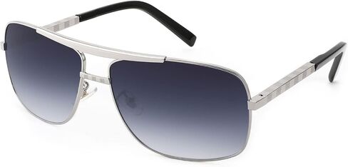 YuJian Aviator Sunglasses for Men Women UV400 Protection Trendy Square Sun Glasses Retro Driving Shades in Saudi Arabia
