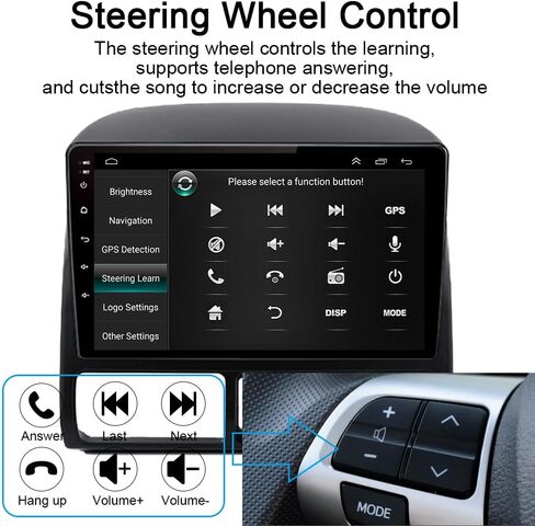 Android 13 لراديو Honda CRV 2001-2006 مع Carplay اللاسلكي وAndroid Auto، ذاكرة وصول عشوائي 4 جيجابايت + ذاكرة تخزين داخلية 64 جيجابايت 9 شاشة لمس ستيريو للسيارة مع نظام تحديد المواقع واي فاي وبلوتوث FM وكاميرا احتياطية SWC in Kuwait