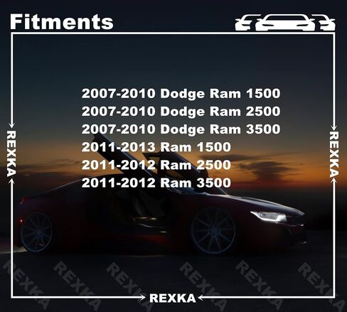 Rexka 15pcs Taillight Lamp Retainer Clip Fastener Assembly Grommets 68084593AA for Dodge Ram Truck Pick-Ups RAM 1500 2500 3500 2007 08 09 10 11 12 13 Dodge Durango 2006 in Saudi Arabia