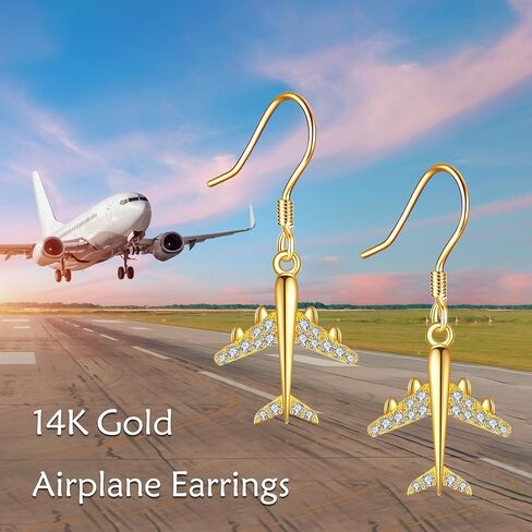 14K الصلبة جمجمة ذهبية/ملاك/اليعسوب/ورقة أقراط للنساء ريال 14K أقراط ذهب متدلية مجوهرات هدايا للنساء in Kuwait