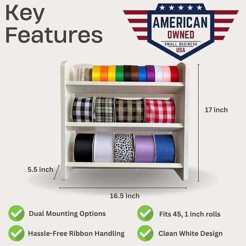 حامل شريط RELODECOR لرف منظم الشريط، وموزع شريط سهل الاستخدام، وحامل بكرة الشريط لعشاق الحرف اليدوية in Kuwait