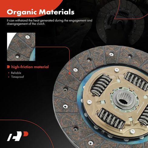 A-Premium Transmission Clutch Kit Set Compatible with Hyundai Elantra 2011-2013, Elantra Coupe/GT 2013-2014 & Kia Soul 2012-2013, Forte 2010-2013, Forte Koup 2010-2013, 1.8L 2.0L in Saudi Arabia