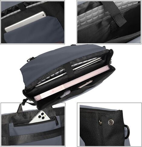 DOB SECHS Laptop Bag 15.6 inch, Waterproof Messenger Bag, Laptop Briefcases Satchel Bags for Men Women, Computer Carry Bag in Saudi Arabia