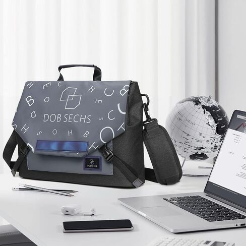 DOB SECHS Laptop Bag 15.6 inch, Waterproof Messenger Bag, Laptop Briefcases Satchel Bags for Men Women, Computer Carry Bag in Saudi Arabia
