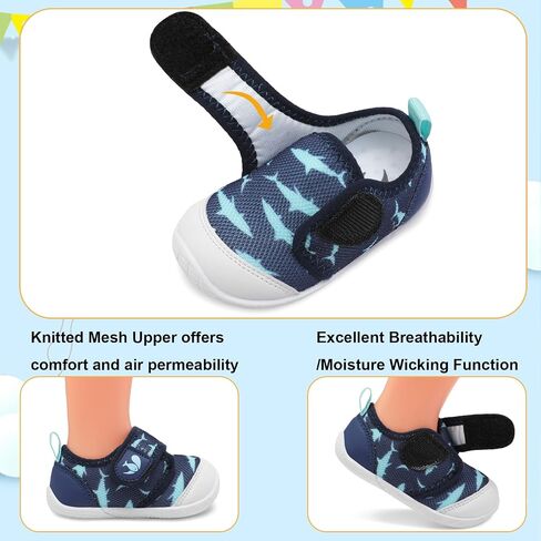 أحذية FEETCITY Baby First للمشي للأولاد والبنات أحذية رياضية للرضع أحذية قابلة للتنفس خفيفة الوزن وسهلة الارتداء in Kuwait