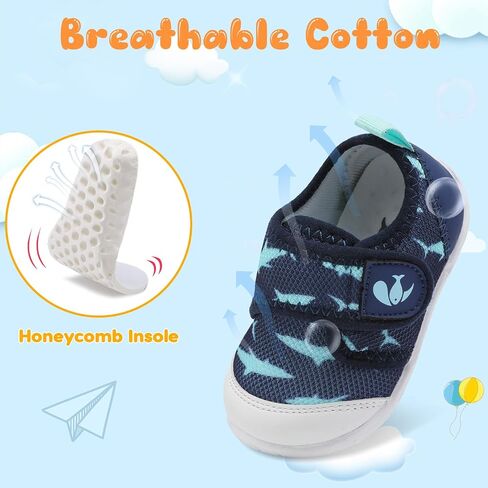 أحذية FEETCITY Baby First للمشي للأولاد والبنات أحذية رياضية للرضع أحذية قابلة للتنفس خفيفة الوزن وسهلة الارتداء in Kuwait