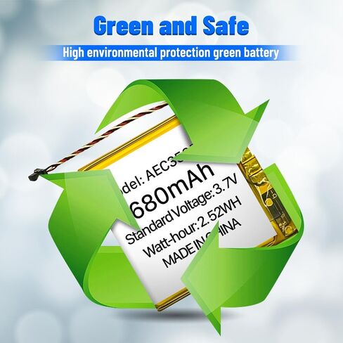 AEC353535 Battery, (2024 New Upgrade) 680mAh Ultra High Capacity Li-Polymer Replacement Battery for Beats Solo 2, Solo 3 Wireless Headphones with Professional Replacement Tool Kits in Kuwait