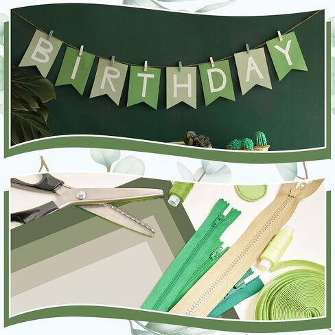 AnyDesign 40 Sheet 8.5 x 11 Inch Sage Green Thick Paper Card Stock 4 Colors Paper Cards Colored Scrapbook Paper for Prints DIY Arts Crafts Making School Office Home Supplies, 65lb in Saudi Arabia