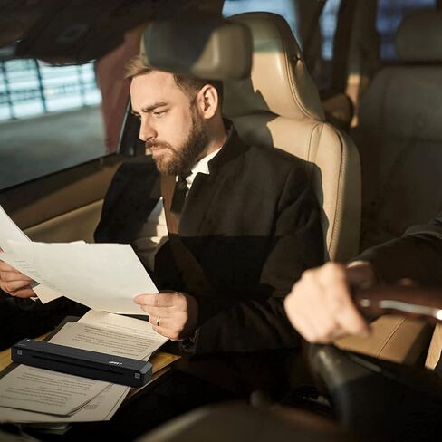 HPRT MT800 طابعة محمولة للنقل الحراري تدعم 8.5 بوصة × 11 بوصة حرف أمريكي وورق A4 طابعة بلوتوث لاسلكية للسفر متوافقة مع Android وiOS، مناسبة للاستخدام أثناء التنقل in Kuwait