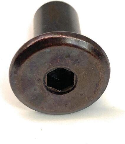 Statuary Bronze/Antique Bronze Furniture Connector Bolts ¼ -20 JCB (Choose Your Size) by E.H.C / 8 Bolts with hex Key (45mm / 1.77 inches) in Saudi Arabia
