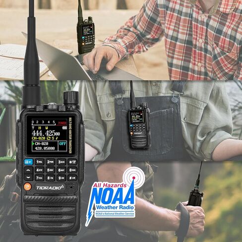 راديو TD-H3 GMRS مع 771 هوائي الطيران 2 حزمة بطارية 2500 مللي أمبير (1 حزمة) in Saudi Arabia