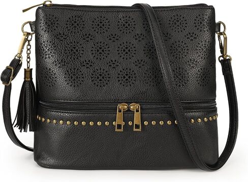 Boho Crossbody Bags for women Leather Purses and Handbags Small Cross Body bags Retro in Saudi Arabia