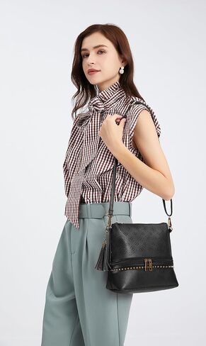 Boho Crossbody Bags for women Leather Purses and Handbags Small Cross Body bags Retro in Saudi Arabia