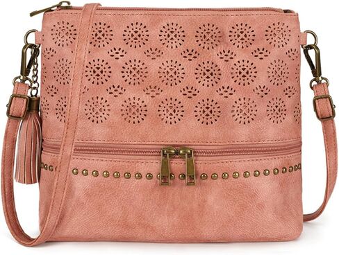 Boho Crossbody Bags for women Leather Purses and Handbags Small Cross Body bags Retro in Saudi Arabia