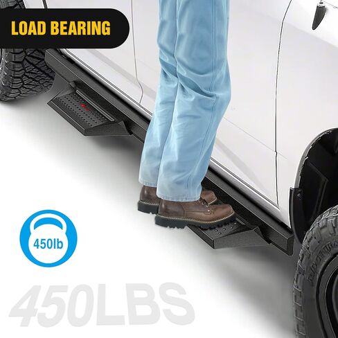 لوحات تشغيل Nilight لعام 2015 2016 2017 2018 2019 2020 2021 2022 2023 2024 Chevy Colorado/GMC Canyon Crew Cab مزدوجة المرحلة مطلية بمسحوق قضبان Nerf ذات خطوات جانبية مقاومة للانزلاق، ضمان لمدة عامين in Kuwait