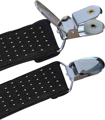 قميص رجالي يبقى قابل للتعديل، جوارب بأشرطة رباط مرنة على شكل حرف Y ومشابك مانعة للانزلاق in Kuwait