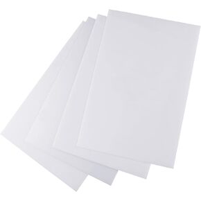 4 Pieces 11.8" x 7.8" x 0.04" LED Light Diffuser Board Sheets, to Soften, Diffuse, Reduce Harsh Glare from Ceiling Drop Lights, Flat Panel Lights, Spotlights for Office, Classroom, Warehouse in Kuwait