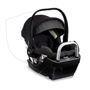 Britax Willow S Infant Car Seat with Alpine Base — Raven Black | Rear Facing Lightweight Baby Car Seat With ClickTight for Easy Installation, Naturally Flame-Retardant SafeWash Fabrics in Kuwait