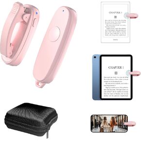 Page Turner Ring for Kindle, Remote Control for iPad Tablets eReaders | Kindle Accessories Remote Control for Kindle Paperwhite Oasis Kobo, Camera Camcorder Remote Controls, with Storage Case in Kuwait