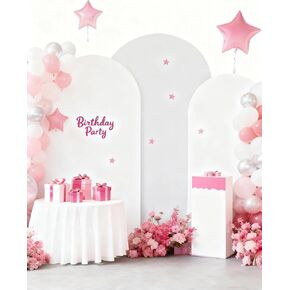 6 ft Arch Backdrop Stand, Wedding Arch Frame, Stable Metal Background Stand with Square Base Ground Nails, for Birthday Party Baby Shower Garland Decoration, Gold in Saudi Arabia