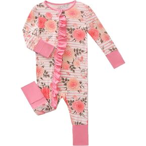 Bamboo Viscose Romper Baby Boys & Girls, 2-Way Zipper,Newborn-3T in Kuwait