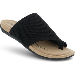 Biza Lavish Women's Sandals - Stretch Knit Upper, Memory Foam Footbed, Dual Density EVA Cushioning, Shock-Absorbing Outsole, Lightweight Travel & Walking Sandals in Kuwait