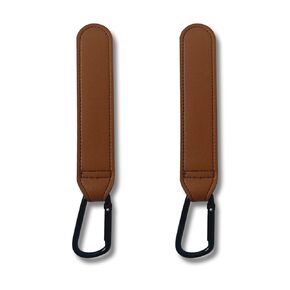 Stroller Hooks, 2 Pack Stroller Clips with Self-Locking Buckle, Hook and Loop Strap for Baby Stroller, Shopping Cart (Light Blue) in Saudi Arabia