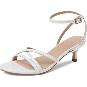 CYNLLIO Strappy Kitten Heels for Women 2 Inch Low Heel Small Sandals | 2026 Summer Small Heels with Round Open Toe, Ankle Stap Sandalias de Mujer, Wedding Dressy Shoes in Saudi Arabia
