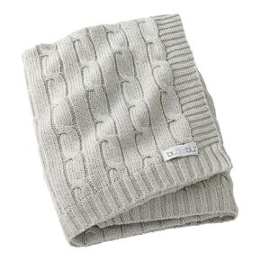 Sparrow Sweater Knit Blanket 100% cotton Baby Nursery, 30*40 Inch | GOTS Certified Organic Cotton Receiving Blanket for Newborn, Made to Match Nursery Collection, Baby Registry Gift in Kuwait