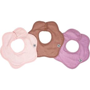 Tiny Twinkle Roundabout Drool Bibs 3 Pack - 360 Rotating Water Resistant and Absorbent Teething Baby Bibs in Kuwait