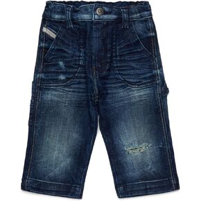 Diesel Baby Dark Blue Relaxed Jeans with Breaks - D-bart-b in Kuwait