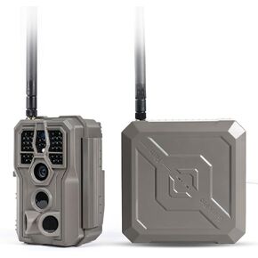 GardePro Link 1.0 Long Range WiFi Trail Camera (R3 Pro + Hub) | 3000ft/1km Range for Hunting, Wildlife & Outdoor Monitoring in Saudi Arabia