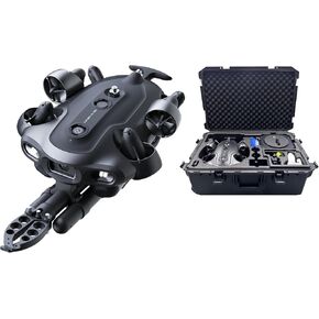 QYSEA FIFISH E-GO E200A Underwater Drone with Robotic Arm, 24/7 Continuous Operation with Energy Station, 10,000 Lumens Light, 1/1.8" CMOS 4K Camera, Extended Battery Pack, 128G Storage in Kuwait