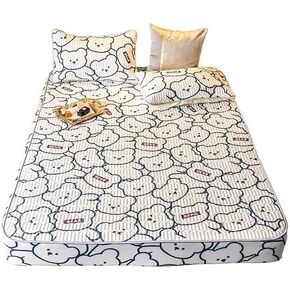 Latex Mat Three-piece Bed Sheet All-Inclusive Ice Soft Household Folding Cartoon(1.8m Bed) in Kuwait