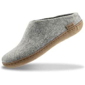 Glerups 100% quality wool mix Slipper with leather sole - Unisex Slip-on in Saudi Arabia