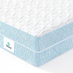 Dourxi Crib Mattress Dual Sided Gel Memory Foam Toddler Mattress for Baby | 2-Stage Safe Comfort Sleep for Infant and Toddler, CertiPUR-US Certified Foam, Removable Breathable Cover, 52×27.5×4.5 Inch in Kuwait