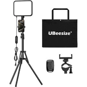 UBeesize 2-Pack LED Video Light Kit with Tripod Stand & Phone Holder in Saudi Arabia
