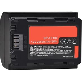 2650mAh NP-FZ100 FZ100 LED Dual Charger a7iii,a7R iii,A7 m4 A9 A9R,A6600,A6700,ZV-E1(1PCS B) in Kuwait