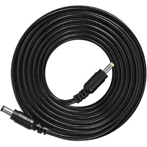 Chewproof Power Cable for Solar Panel Connector,5.5x2.1 to 4.0x1.7 Male DC Plug, Compatible with Spypoint,Tactacam Reveal, Stealth Cam, Moultrie & Muddy Trail Cameras 79in/2M (1 Pack) in Kuwait
