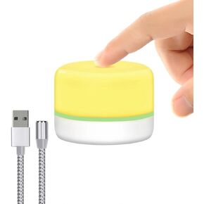 RTSU Nursery Night Light for Baby, Touch Activated, Magnetic Charging | Stepless Dimmable, Brightness Memory, Glow Ring, Bedside Lamp in Saudi Arabia