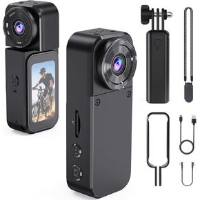 P100 2K Police Body Camera 64GB Body Cam 12 Hours Continuous Recording USB-C Infrared Night Vision Waterproof Shockproof Lightweight Data-encrypt for Law Enforcement Record in Saudi Arabia