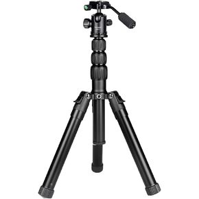 TONYBOO Camera Tripod, Portable Aluminum Alloy Compact Travel Tripod with 360° Ball Head & Detachable Legs, Lightweight Mini Vlog Tripod for DSLR Camera, Live Streaming, Outdoor Video in Kuwait