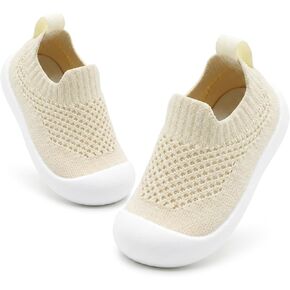 Toddler First Walking Shoes for 9-24 Months Baby Boys Girls | Toddler Summer Sneaker, Soft and Lightweight, Slip on Shoes, Breathable Mesh, Non- Slip Soles, Baby Tennis Shoes in Saudi Arabia